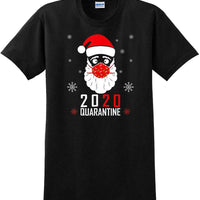 2020 Christmas Merry Quarantine Funny Gift Santa Face Mask 7 - Funny T-Shirt