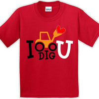 I Dig You-Valentine's Day Youth T-Shirt    JC