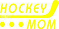 Hockey Mom STICKER, DECAL, 5YR VINYL, Hockey -14 colors