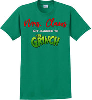 
              Mrs Claws but married to the - Christmas Day T-Shirt - 12 color choices
            