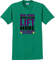 
              New Years resolution lift more ice cream to my mouth - New Years Shirt
            