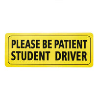 
              Student Driver 3"X9" MAGNET Please Be Patient Car Bumper STICKER MAGNET 3"X9 SDM
            