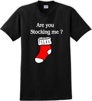 
              Are you Stocking me? - Christmas Day T-Shirt
            