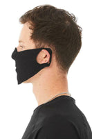 
              QTY-50 Mask Lightweight SUPER SOFT Fabric Facemask Black cotton Essential Worker
            