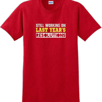 Still working on last years resolutions - New Years Shirt