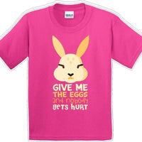 Give me the Eggs - Distressed Design - Kids/Youth Easter T-shirt