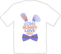 
              Some Bunny Love You - Distressed Design - Kids/Youth Easter T-shirt
            