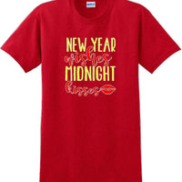 New Year wishes Midnight kisses - New Years Shirt