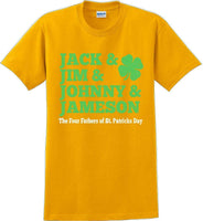 
              Jack & Jim & Johnny & Jameson St. Patrick's Day T-Shirt
            