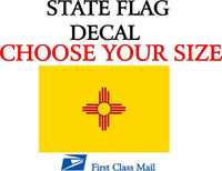 
              NEW MEXICO STATE FLAG, STICKER, DECAL, 5YR VINYL State Flag of New Mexico
            