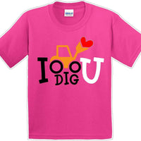 I Dig You-Valentine's Day Youth T-Shirt    JC