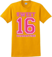 
              Sweet 16 Quarantine  - 16th B-Day T-Shirt Birthday Shirt 12 Color Choices S-5XL
            