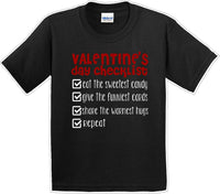 
              Valentine's Day Checklist - Valentine's Day Youth T-Shirt   JC
            