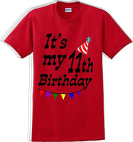 
              It's my 11th Birthday Shirt  - Adult B-Day T-Shirt - JC
            