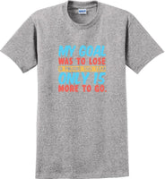 
              My goal was to lose 10 pounds this year only 15 more to go - New Years Shirt
            