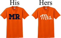 
              Mr. and Mrs.-Couples Shirts-Valentines shirts- V- Day shirts-Sold Individually
            