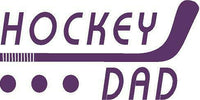 
              Hockey Dad  STICKER, DECAL, 5YR VINYL, Hockey -14 colors
            