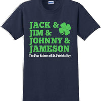 Jack & Jim & Johnny & Jameson St. Patrick's Day T-Shirt