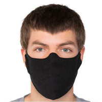 QTY100 Mask Lightweight SUPER SOFT Fabric Facemask Black cotton Essential Worker