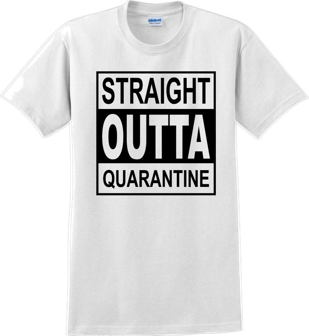 Straight Outta Quarantine 2020  funny T-Shirt sm-5xl