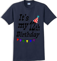 
              It's my 12th Birthday Shirt  - Adult B-Day T-Shirt - JC
            