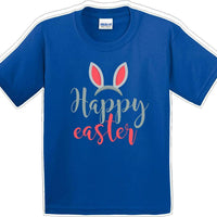 Happy Easter - Distressed Design - Kids/Youth Easter T-shirt