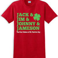 Jack & Jim & Johnny & Jameson St. Patrick's Day T-Shirt