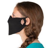 QTY-50 Mask Lightweight SUPER SOFT Fabric Facemask Black cotton Essential Worker