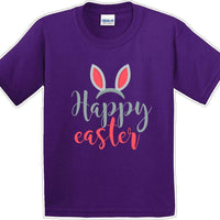 Happy Easter - Distressed Design - Kids/Youth Easter T-shirt