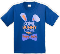 
              Some Bunny Love You - Distressed Design - Kids/Youth Easter T-shirt
            