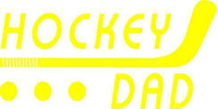 
              Hockey Dad  STICKER, DECAL, 5YR VINYL, Hockey -14 colors
            