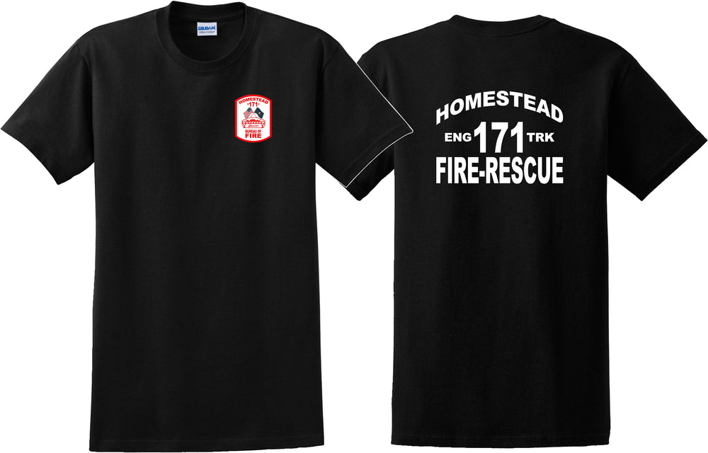 Black Homestead 171 VFD Rescue shirt Sm-5XL