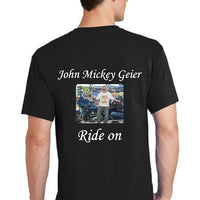 John Mickey Geier memorial shirt (BLACK)