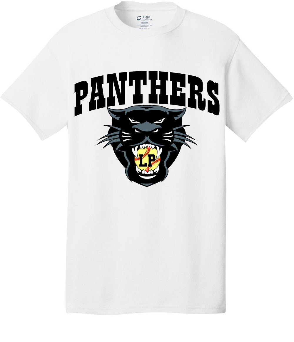L.P.S.A. Panther logo tee - White